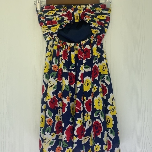 Urban Outfitters - Kimchi Blue Floral Strapless Mini Dress Size XS - Picture 8 of 13